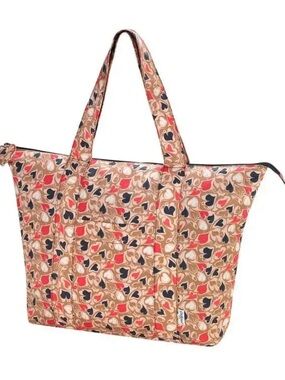 Cath Kidston Heart-Print Tote Bag - Beige, Pink, Black